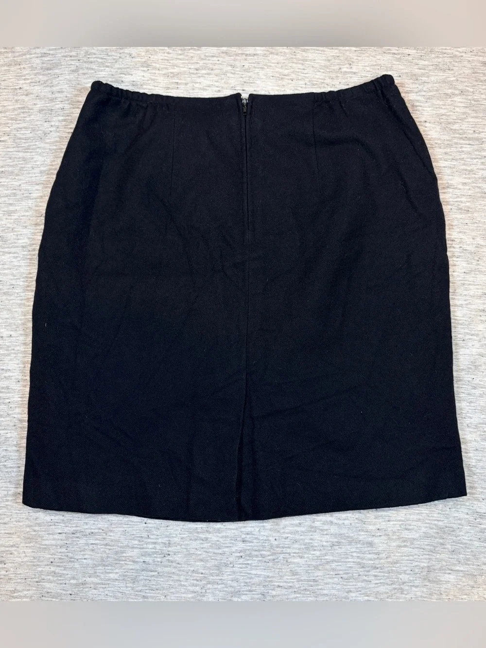 Norton MacNaughton Womens 100% Wool Skirt Black Size 12